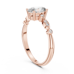 Load image into Gallery viewer, Petal Side lab grown diamond ring