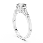 Load image into Gallery viewer, Tapered Baguette lab grown diamond ring