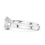 Load image into Gallery viewer, Cushion Trio lab grown diamond ring