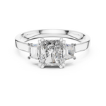 Load image into Gallery viewer, Cushion Trio lab grown diamond ring