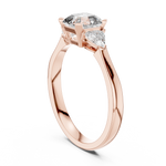 Load image into Gallery viewer, Radiant Pear Trio lab grown diamond ring