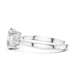 Load image into Gallery viewer, Oval Trapezoid Trio lab grown diamond ring