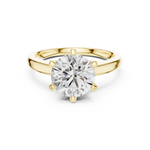 Load image into Gallery viewer, Classic Six‑Prong lab grown diamond ring