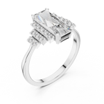 Load image into Gallery viewer, Skyline Column lab grown diamond ring