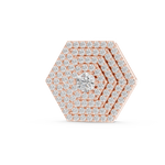 Load image into Gallery viewer, Radiant Hexagon Round Diamond Necklace