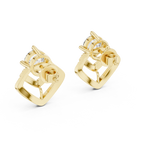 Load image into Gallery viewer, Chevron Radiance Studs