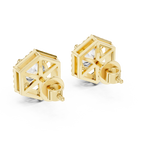 Load image into Gallery viewer, Hexa Halo Solitaire Studs