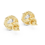 Load image into Gallery viewer, Radiant Halo Solitaire Studs