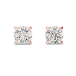 Load image into Gallery viewer, Elegant Basket Solitaire Studs