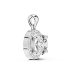 Load image into Gallery viewer, Halo Radiance Round Solitaire Diamond Necklace