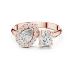 Load image into Gallery viewer, Pear & Round Elegance ring