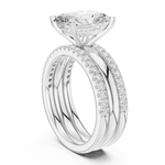 Load image into Gallery viewer, Titan 3.43ct Radiant Cut Diamond Ring