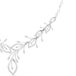 Load image into Gallery viewer, Botanical Spray Necklace — 2.37ct