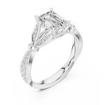 Load image into Gallery viewer, Emeraude 1.30ct Emerald Cut Diamond Ring