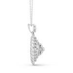 Load image into Gallery viewer, Spike Halo Pendant — 1.05ct