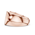 Load image into Gallery viewer, Cluster Face Mens Ring — 0.91ct