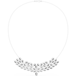 Load image into Gallery viewer, Peacock Fan Choker Necklace — 4.24ct