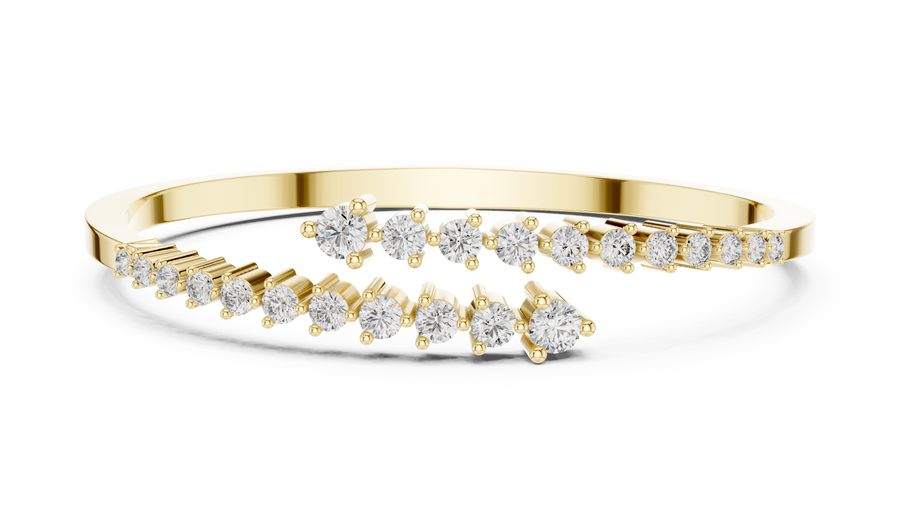 Graduated Taper Bangle — 1.96ct