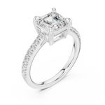 Load image into Gallery viewer, Deco 2.00ct Asscher Cut Diamond Ring