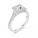 Load image into Gallery viewer, Étoile 1.00ct Princess Cut Diamond Ring