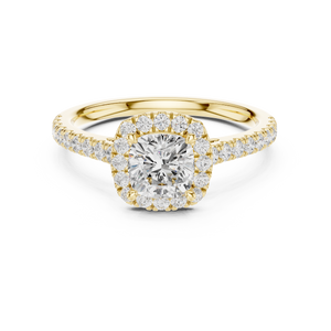 Chérie 0.86ct Cushion Cut Diamond Ring