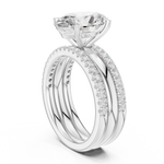 Load image into Gallery viewer, Neptune 3.63ct Oval Diamond Ring