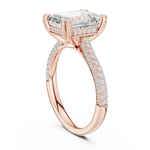 Load image into Gallery viewer, Apex 3.71ct Emerald Cut Diamond Ring