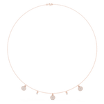 Load image into Gallery viewer, Hexagonal Cluster Necklace β 0.38ct