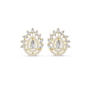Eve Diamond Solitaire Stud Earrings
