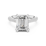 Load image into Gallery viewer, Apex 3.71ct Emerald Cut Diamond Ring