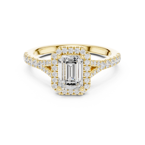 Aria 1.00ct Emerald Cut Diamond Ring