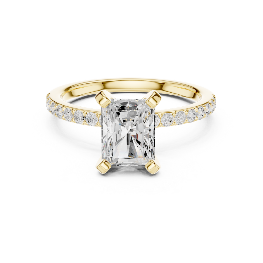 Opulent 2.00ct Radiant Cut Diamond Engagement Ring