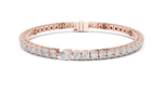 Load image into Gallery viewer, Teardrop Accent Bracelet — 5.75ct