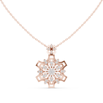 Load image into Gallery viewer, Snowflake Pendant — 0.80ct