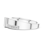 Load image into Gallery viewer, Geometric Sweep Mens Ring — 0.18ct