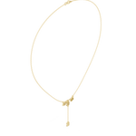 Load image into Gallery viewer, Architectural Y-Drop Necklace — 0.53ct