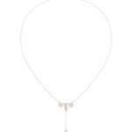 Load image into Gallery viewer, Architectural Y-Drop Necklace — 0.53ct