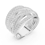 Load image into Gallery viewer, Starlight Eternity Diamond Band