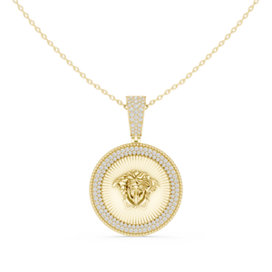 Medusa Sunburst Pendant — 0.89ct