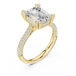 Load image into Gallery viewer, Apex 3.71ct Emerald Cut Diamond Ring