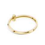Load image into Gallery viewer, Wide Pavé Bangle Men's Bracelet — 2.58ct