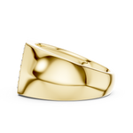 Load image into Gallery viewer, Cluster Face Mens Ring — 0.91ct