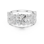 Load image into Gallery viewer, Baroque 1.73ct Cushion Cut Diamond Ring