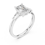 Load image into Gallery viewer, Rafaela 1.31ct Emerald Cut Diamond Ring