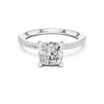 Load image into Gallery viewer, Bliss 2.00ct Cushion Cut Diamond Ring