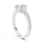 Load image into Gallery viewer, Dewdrop Pear Cut Diamond Ring