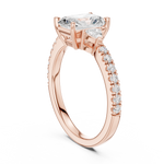 Load image into Gallery viewer, Aurora Radiant Cut Diamond Ring