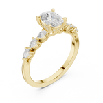 Load image into Gallery viewer, Velour 2.00ct Cushion Cut Diamond Pavé Ring