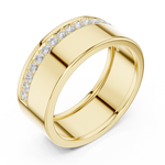 Load image into Gallery viewer, Half Eternity Mens Ring — 0.27ct