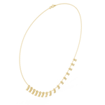 Load image into Gallery viewer, Graduated Baguette Tennis Necklace — 1.74ct